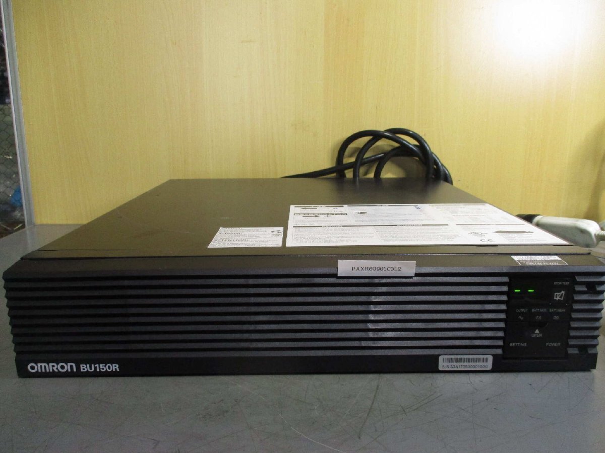Yahoo!オークション - 中古 OMRON BU150R 無停電電源装置 常時 Yahoo!オークション - 中古 OMRON BU150R 無停電電源装置 常時