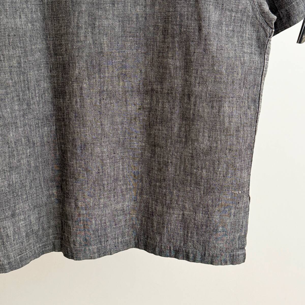 希少《 Rare / Vintage 》50s 60s 美品【 ROYER ビンテージ ホップサック コットン デザイン 半袖シャツ L メキシコ 】