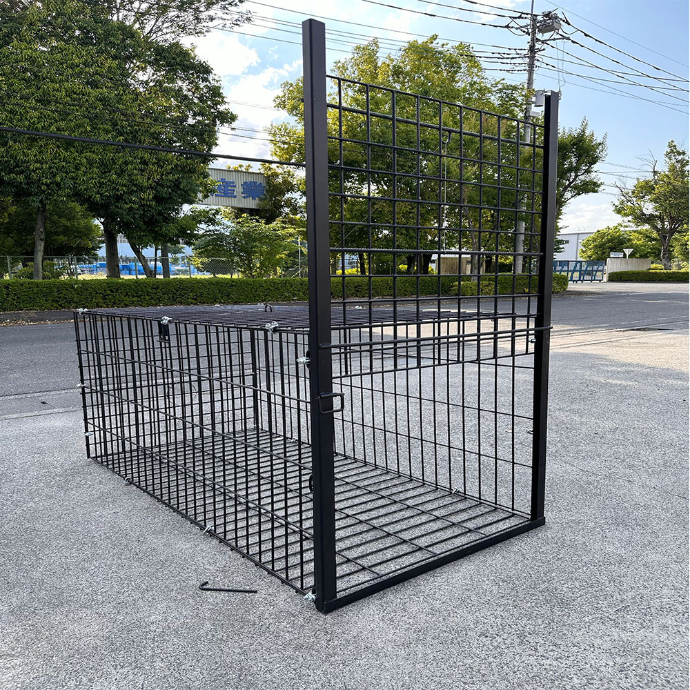 イノシシ・シカ用の箱罠ビッグ 両扉 捕獲機 動物捕獲器 イノシシ・シカ用の箱罠ビッグ 両扉 捕獲機 動物捕獲器