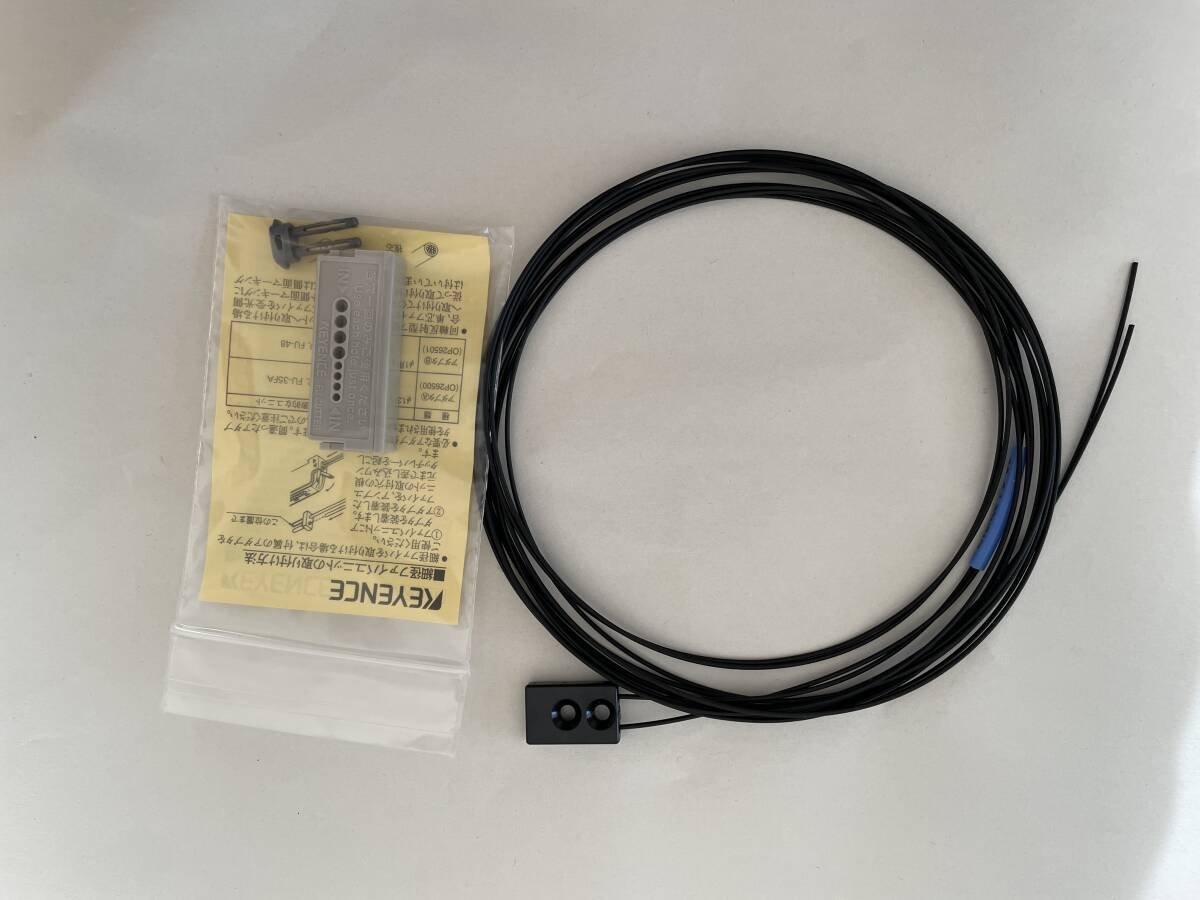 品 キーエンス ファイバセンサ+アンプ FS-N41N+FU38(電材 品 キーエンス ファイバセンサ+アンプ FS-N41N+FU38(電材