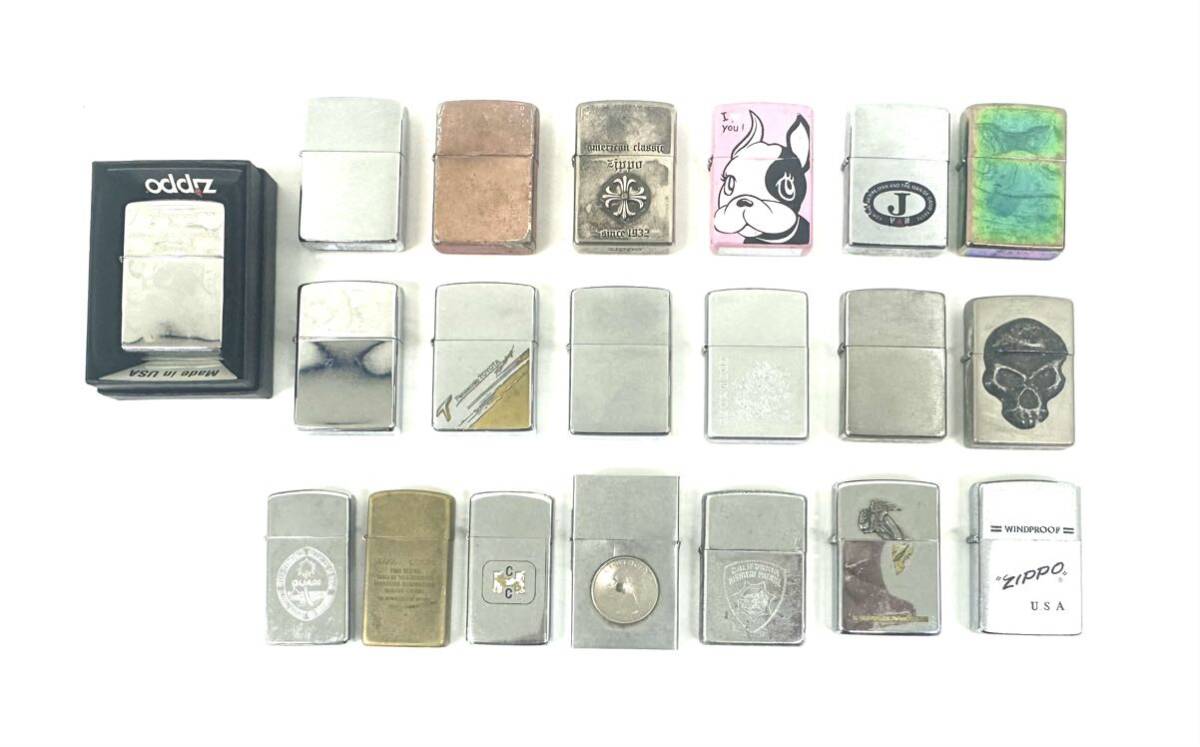 C497☆ZIPPO ジッポー ライター 20点 色々まとめて！オイルライター 動作未確認 【ジャンク】