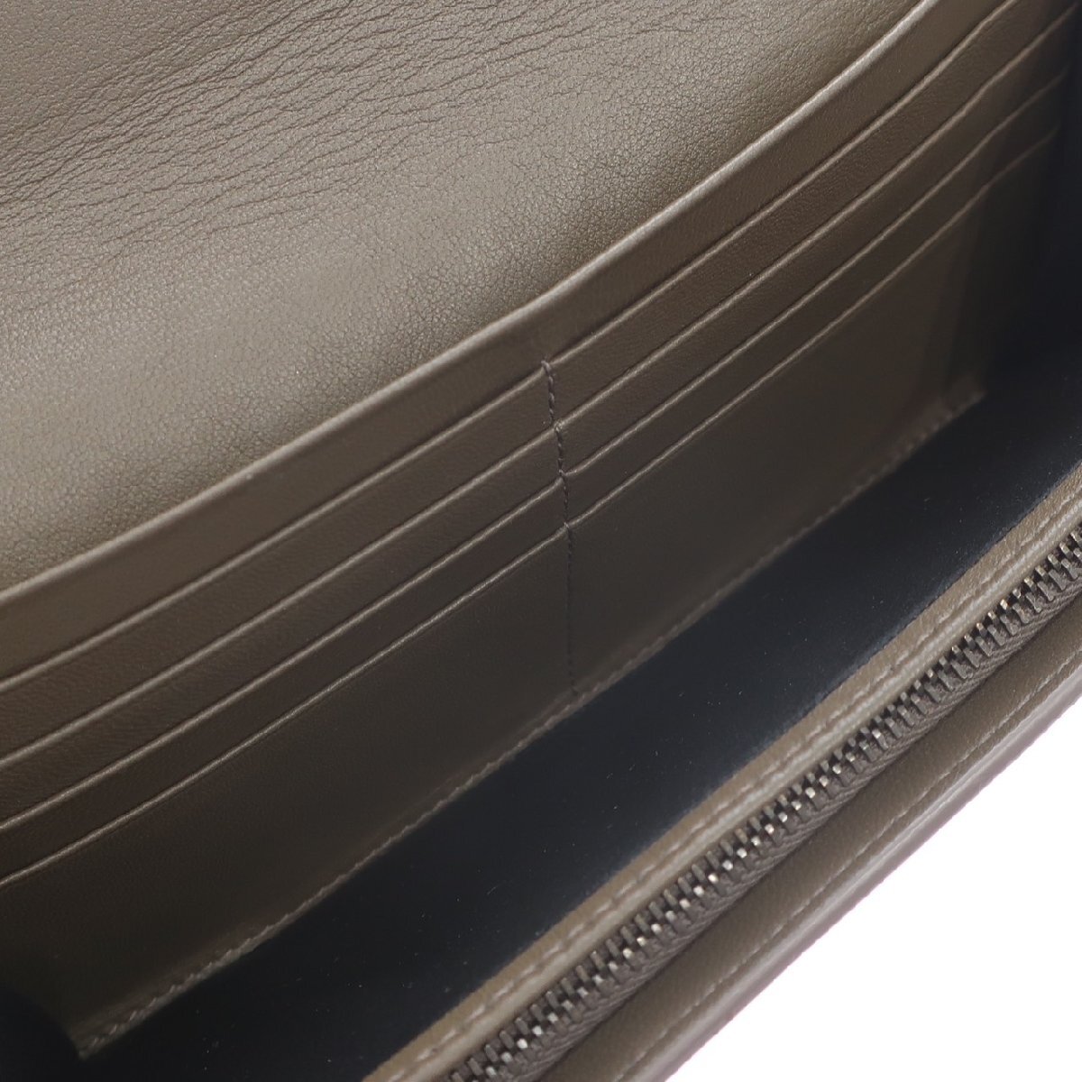 【新品同様】BOTTEGAVENETA ボッテガヴェネタ イントレチャート 長財布 150509 レザー オリーブグリーン ウォレット メンズ レディース
