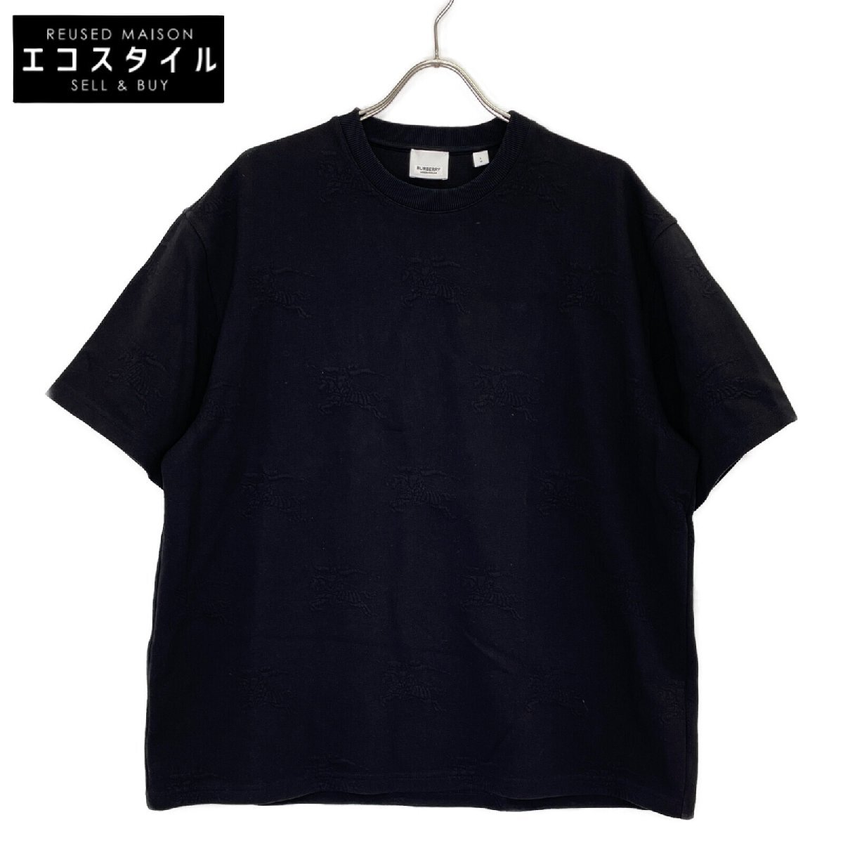 BURBERRY クルーネックTシャツ 8070045-black BURBERRY バーバリー 8070045 ブラック WILLESDEN ロゴ Tシャツ