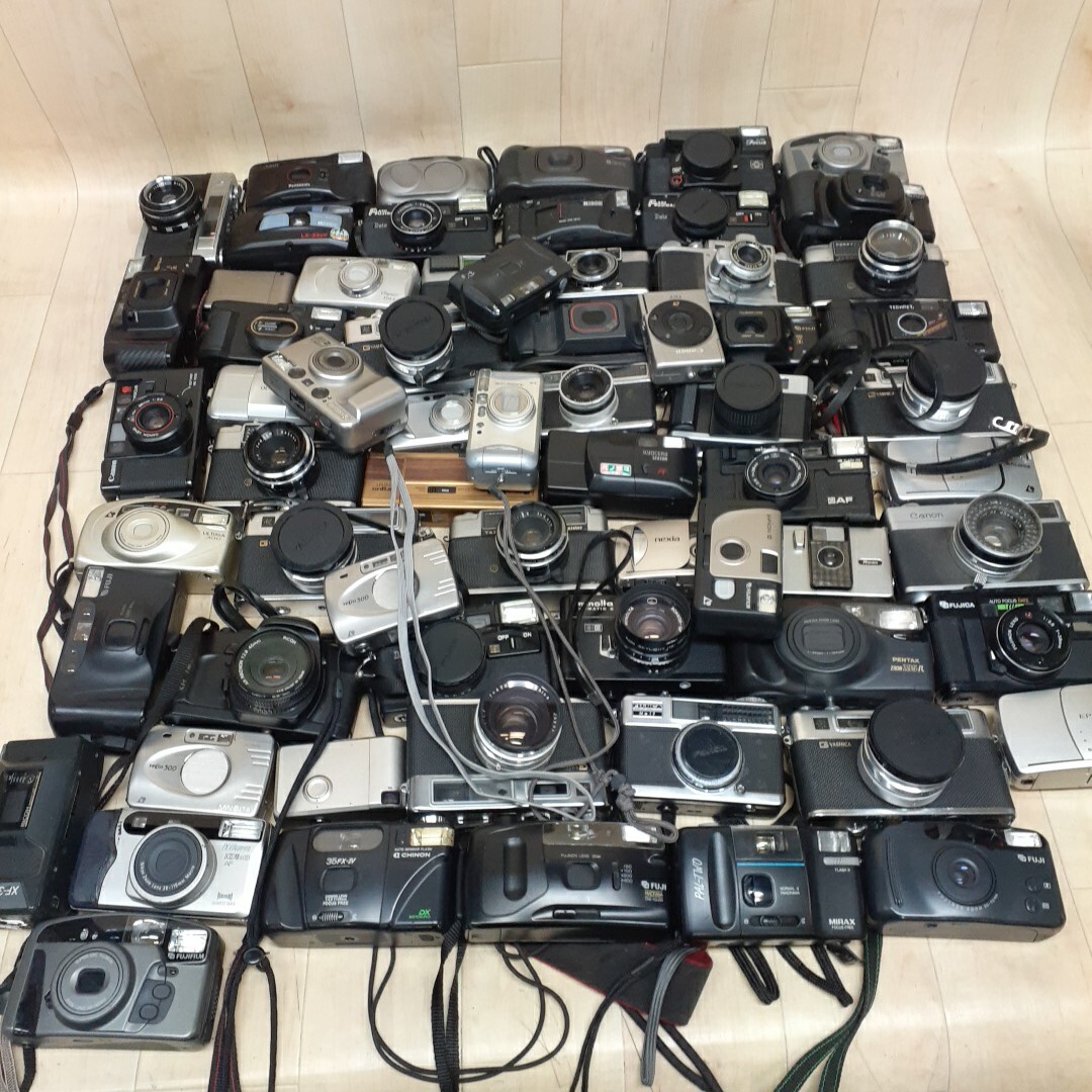 □ジャンク□ コンパクトフィルムカメラ レンジファインダー等 大量まとめセット Nikon Canon MINOLTA 富士フイルム 等 z1