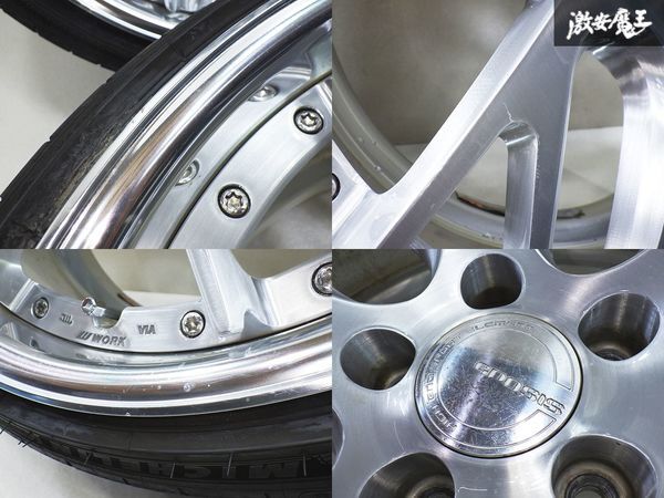 ◇きれい!!◇ WORK ワーク GNOSIS CVX グノーシス 20インチ 10J ◇きれい!!◇ WORK ワーク GNOSIS CVX グノーシス 20インチ 10J