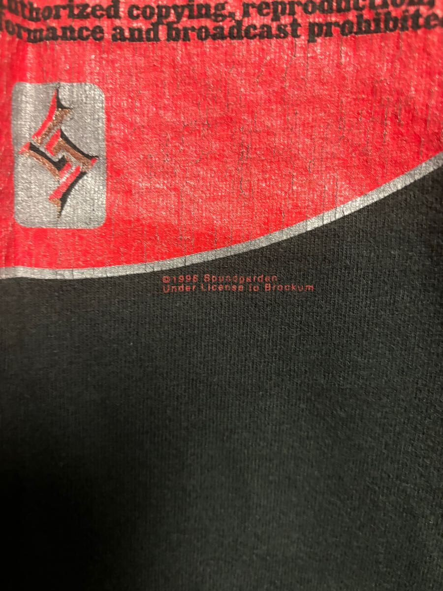 激レア90´S当時物 SOUNDGARDEN Tシャツ ヴィンテージ サイズXL ブラック サウンドガーデン コピーライトシングルステッチ 激レア90´S当時物 SOUNDGARDEN Tシャツ ヴィンテージ サイズXL ブラック サウンドガーデン コピーライトシングルステッチ
