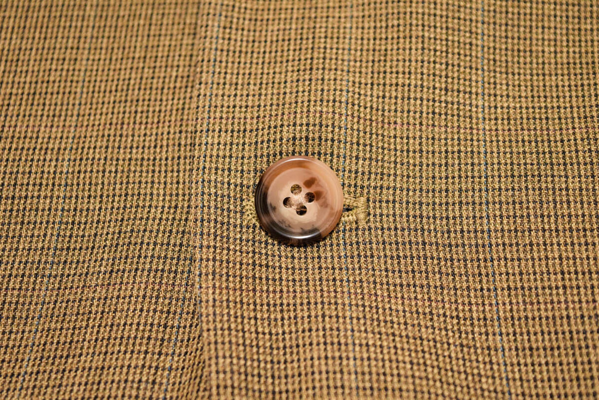 ラルフローレン 2釦 高級 シルク ウール テーラード ブレザー ジャケット L 秋 (R0091211)_画像4