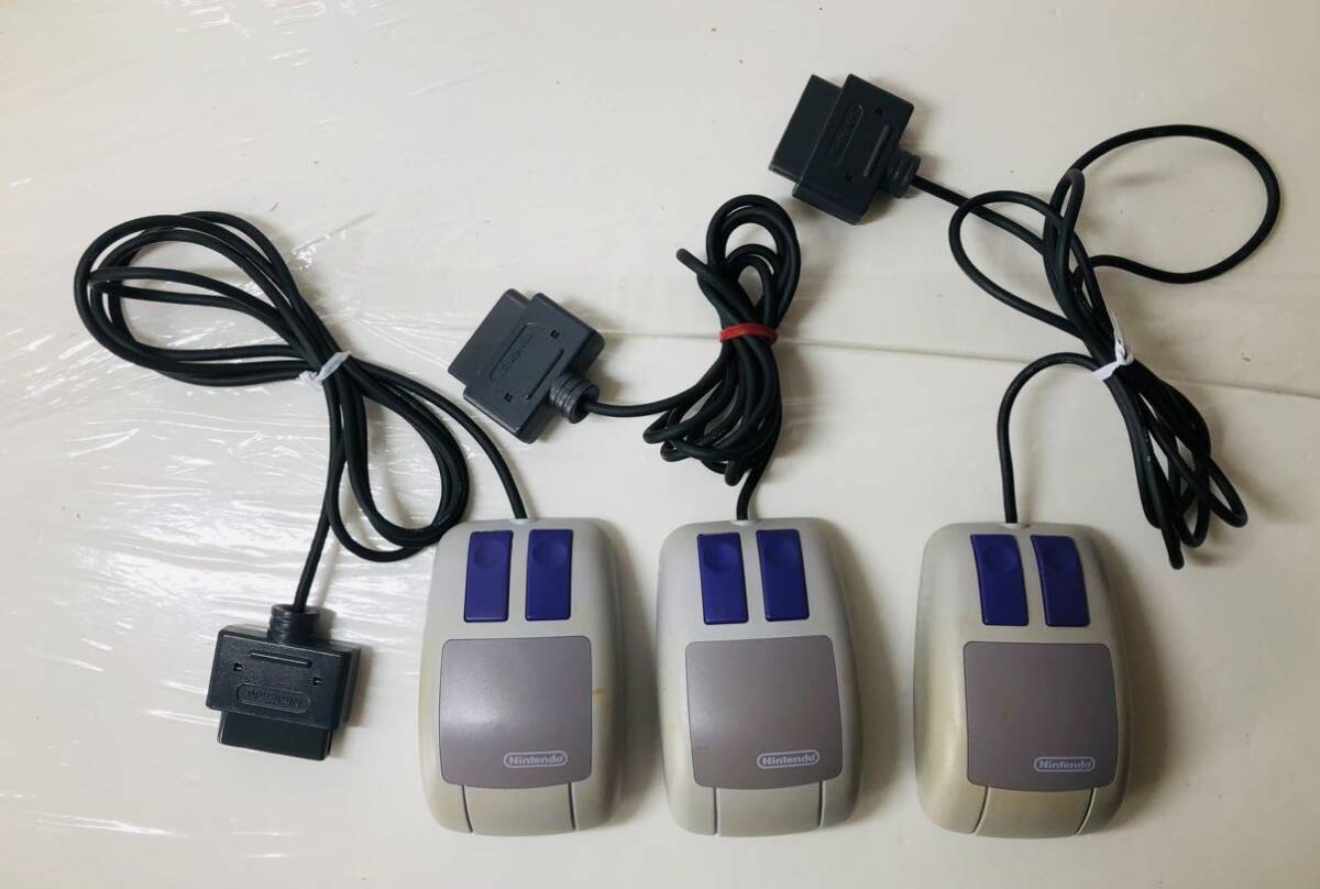 スーパーファミコンマウス 3個セット （ SFC ゲーム 任天堂 Nintendo ）