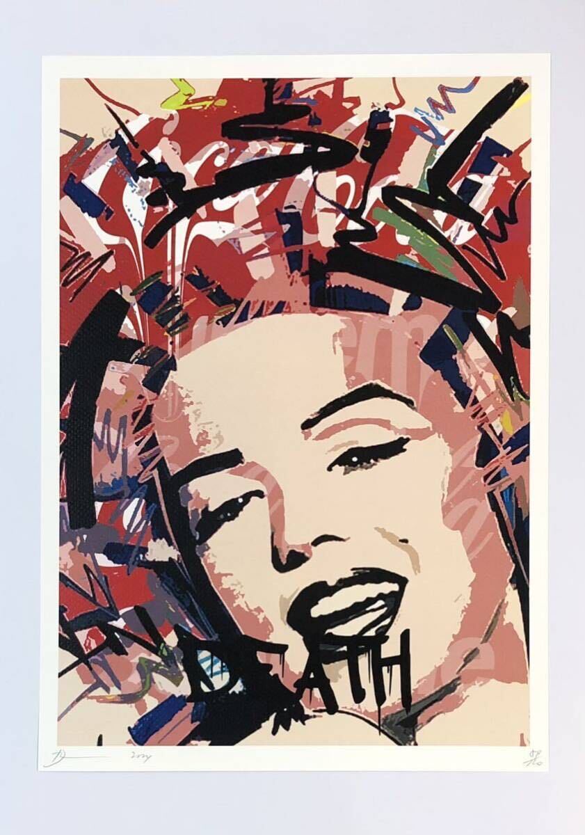 DEATH NYC アートポスター 世界限定100枚 ポップアート マリリン DEATH NYC アートポスター 世界限定100枚 ポップアート マリリン