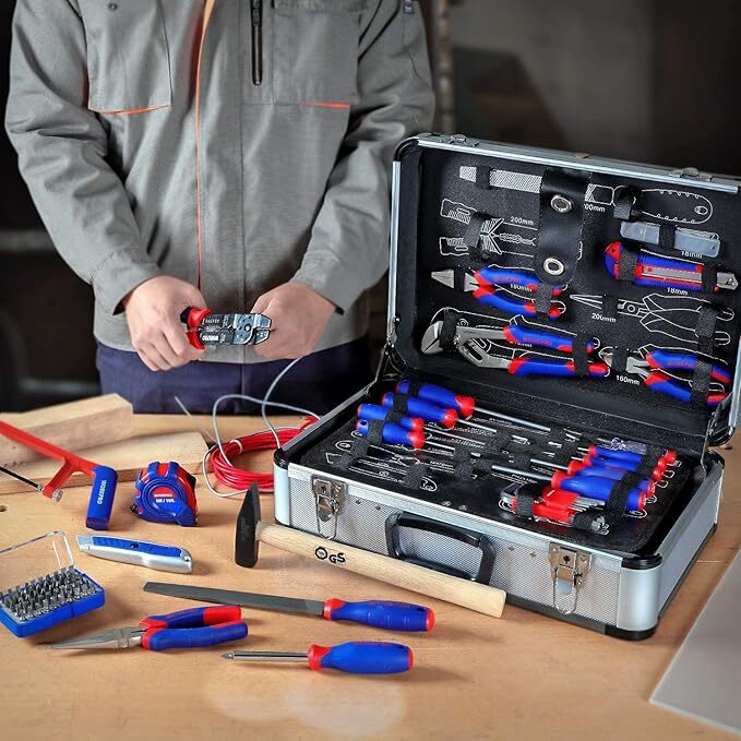 工具セット 119点組 DIY 日曜大工 家具組み立て 住まいの 工具セット 119点組 DIY 日曜大工 家具組み立て 住まいの