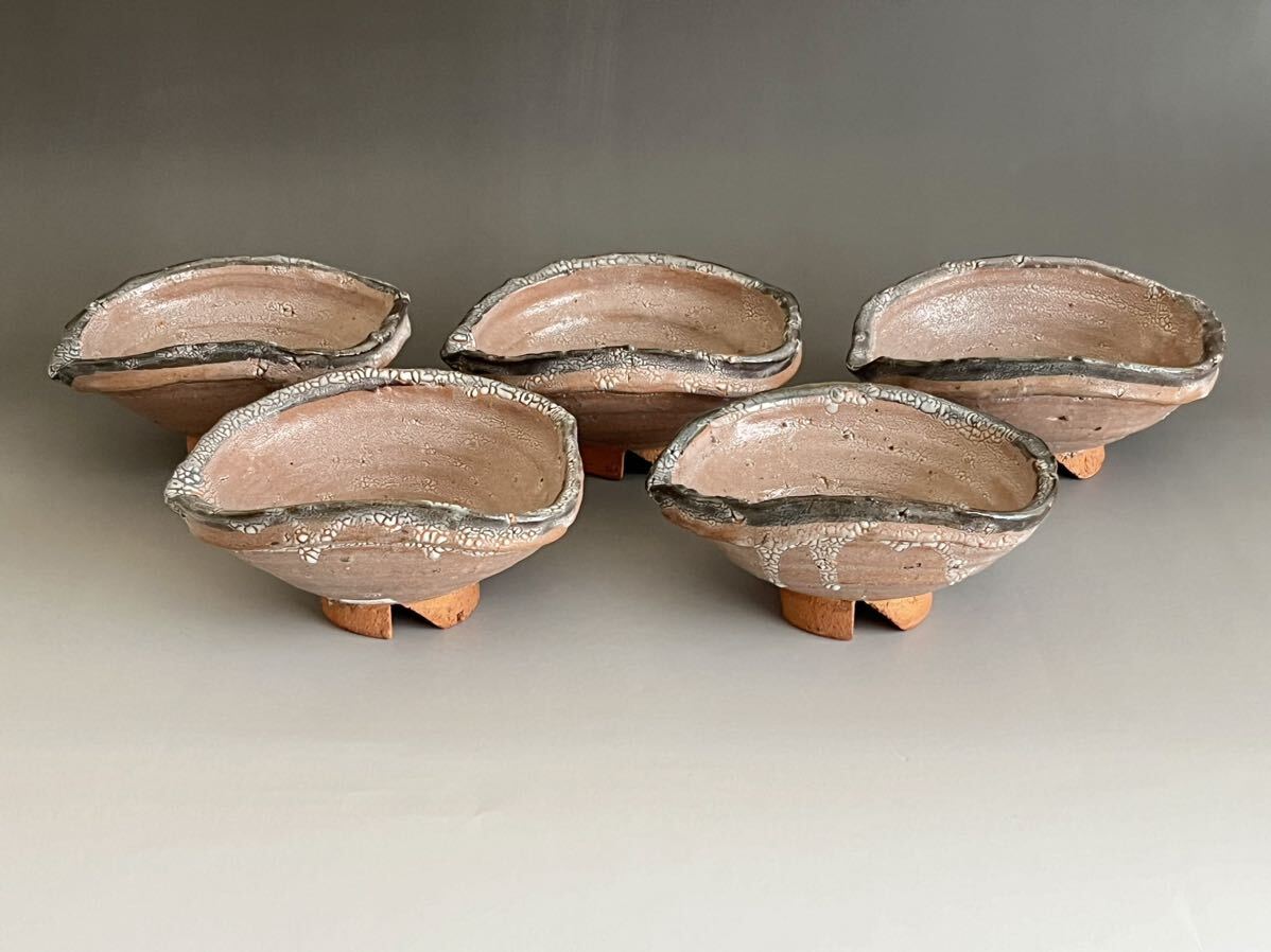 唐津焼中川自然坊絵柄向付