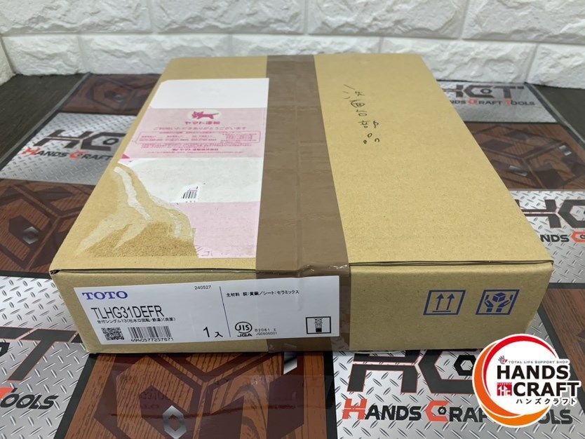 ▽【未使用】TOTO TLHG31DEFR 台付シングル13(吐水口回転・節湯)(洗面) 【未開封】