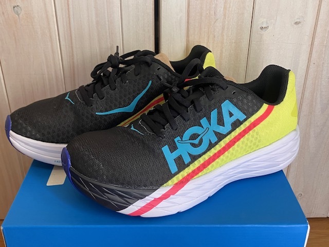 芸能人愛用 送料込み 新品 HOKA ONE ONE ホカ オネオネ 26.5cm US8.5 U ROCKET X 1113532-BEPR ランニングシューズ 送料無料 27.0cm