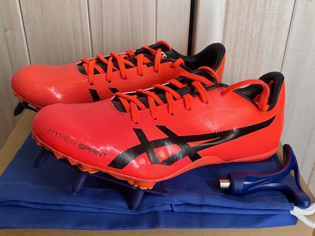 最も優遇の 送料込み 新品 asics アシックス 24.5cm HYPERSPRINT 7 1093A087-701 陸上スパイク ハイパースプリント 7 陸上スパイク 短距離 送料無料 24.5cm