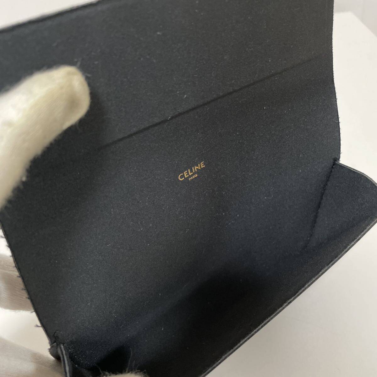 CELINE セリーヌ サングラス メガネ ケース ブラック 中古 CELINE セリーヌ サングラス メガネ ケース ブラック 中古