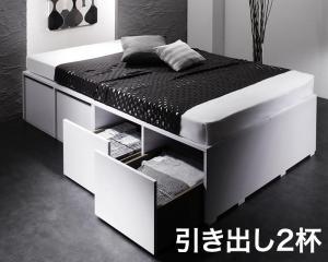 組立設置付 衣装ケースも入る大容量デザイン収納ベッド SCHNEE 組立設置付 衣装ケースも入る大容量デザイン収納ベッド SCHNEE