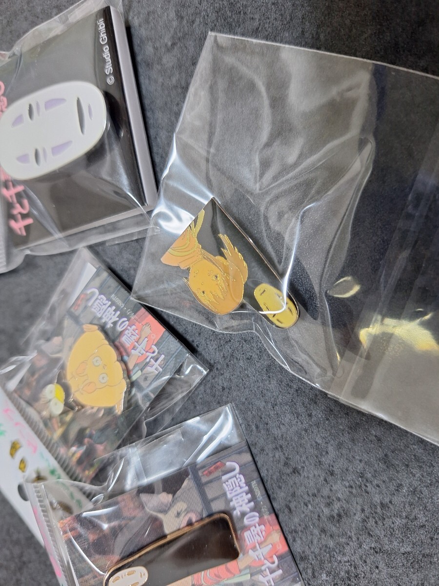 千と千尋の神隠し ジブリがいっぱいピンズ ピンバッジ 4個セット