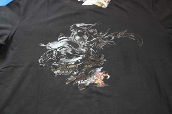  Final Fantasy футболка чёрный мужской XL небо ...go Brin FF Uniqlo UT новый товар не использовался 