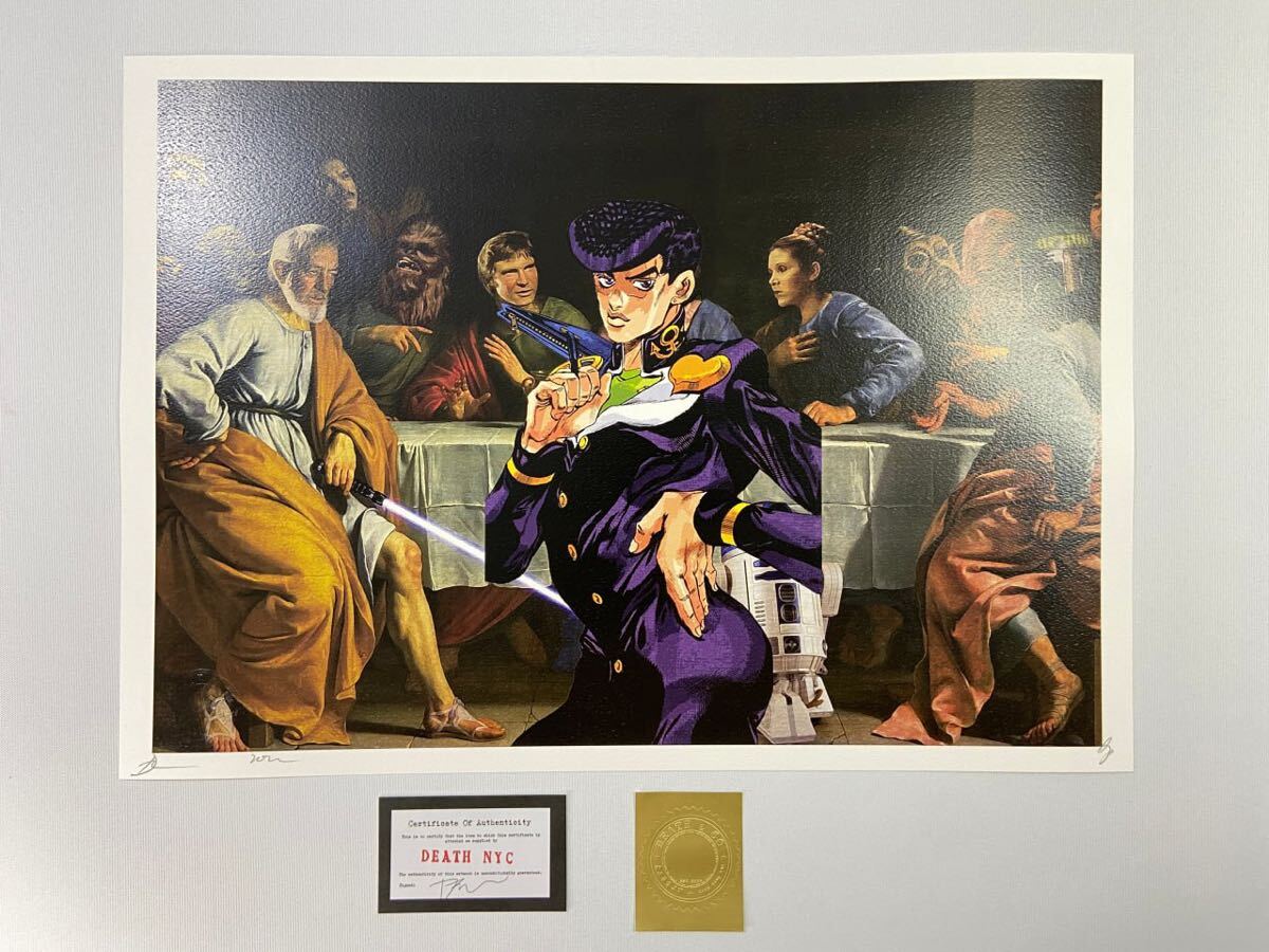 ⭐️death nyc 世界限定100枚⭐️ジョジョの奇妙な冒険 Yahoo!オークション - DEATH NYC 世界限定100枚 アートポスタ