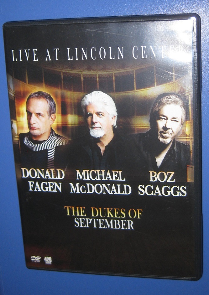 ♪♪希少DVD ドナルド・フェイゲン マイケル・マクドナルド ボズ・スキャッグス 「THE DUKES OF SEPTEMBER」　LIVE 国内盤♪♪