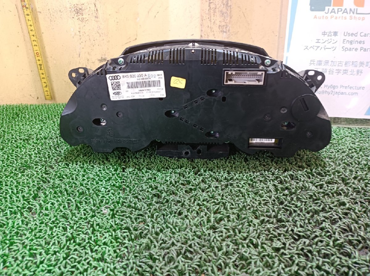 アウディ スピードメーター A4 ABA-8KCALF, 2008 #hyj NSP155999