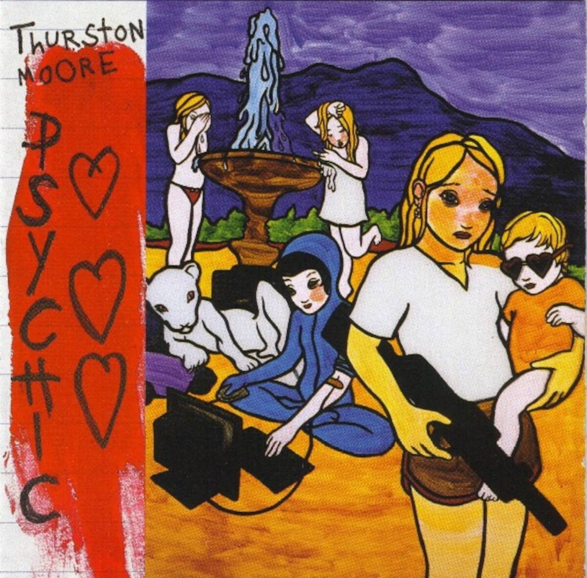 ＊中古CD THURSTON MOOREサーストン・ムーア/PSYCHIC HEARTS 1995年作品1stアルバム アメリカ盤 SONIC YOUTH ソニック・ユース