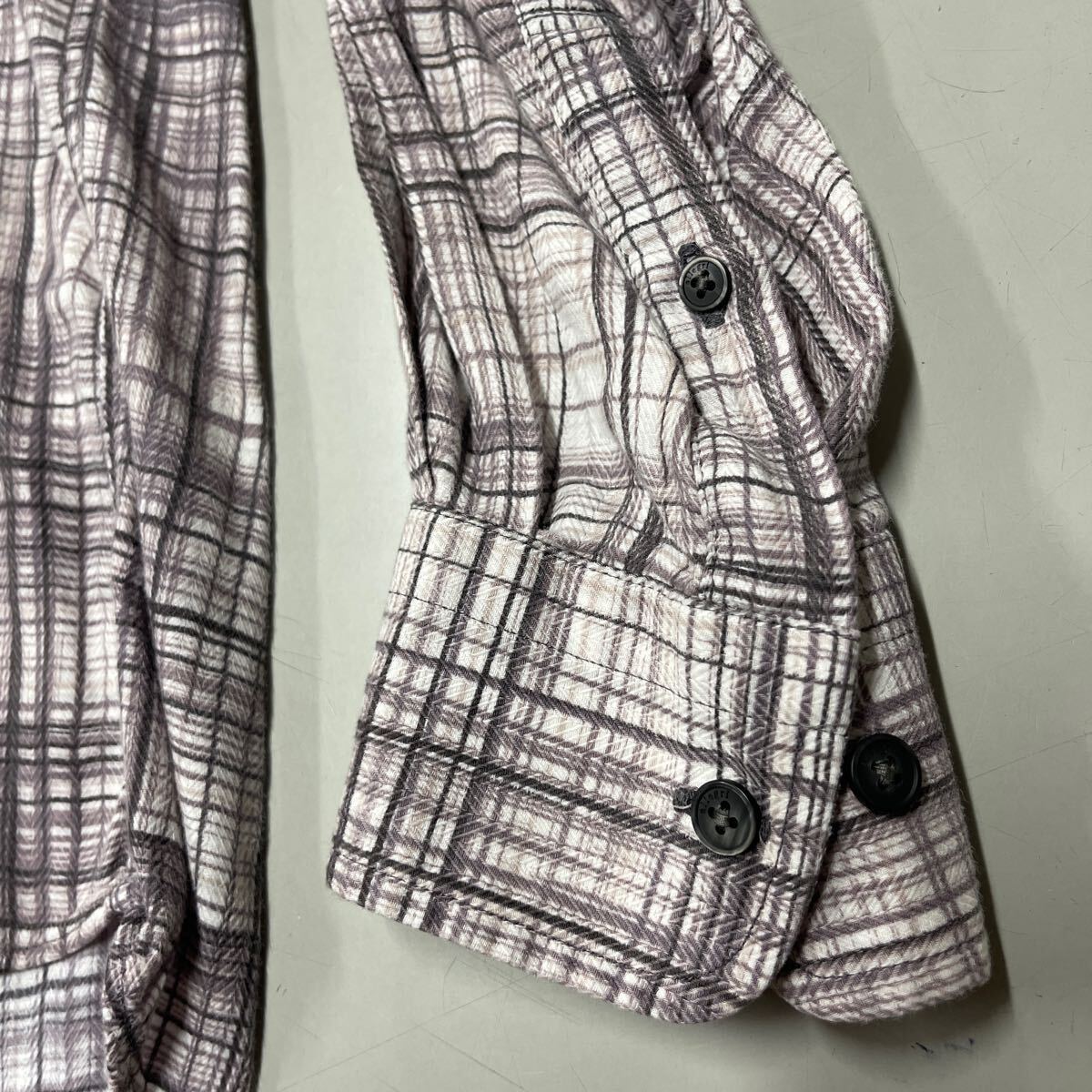 allegri アレグリ チェックシャツ 長袖シャツ サイズM メンズ　三陽商会 サイズ46 _画像5