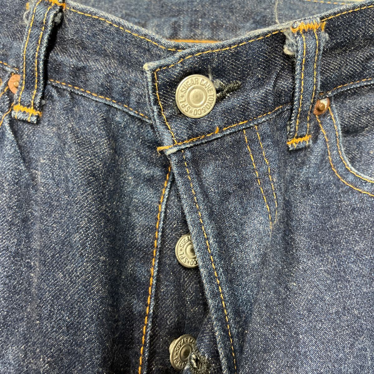 sugar cane シュガーケーン セルビッジ 赤耳 ジーンズ デニム パンツ W30インチ 日本制 MADE IN JAPAN メンズ ボトム 東洋エンタープライズ