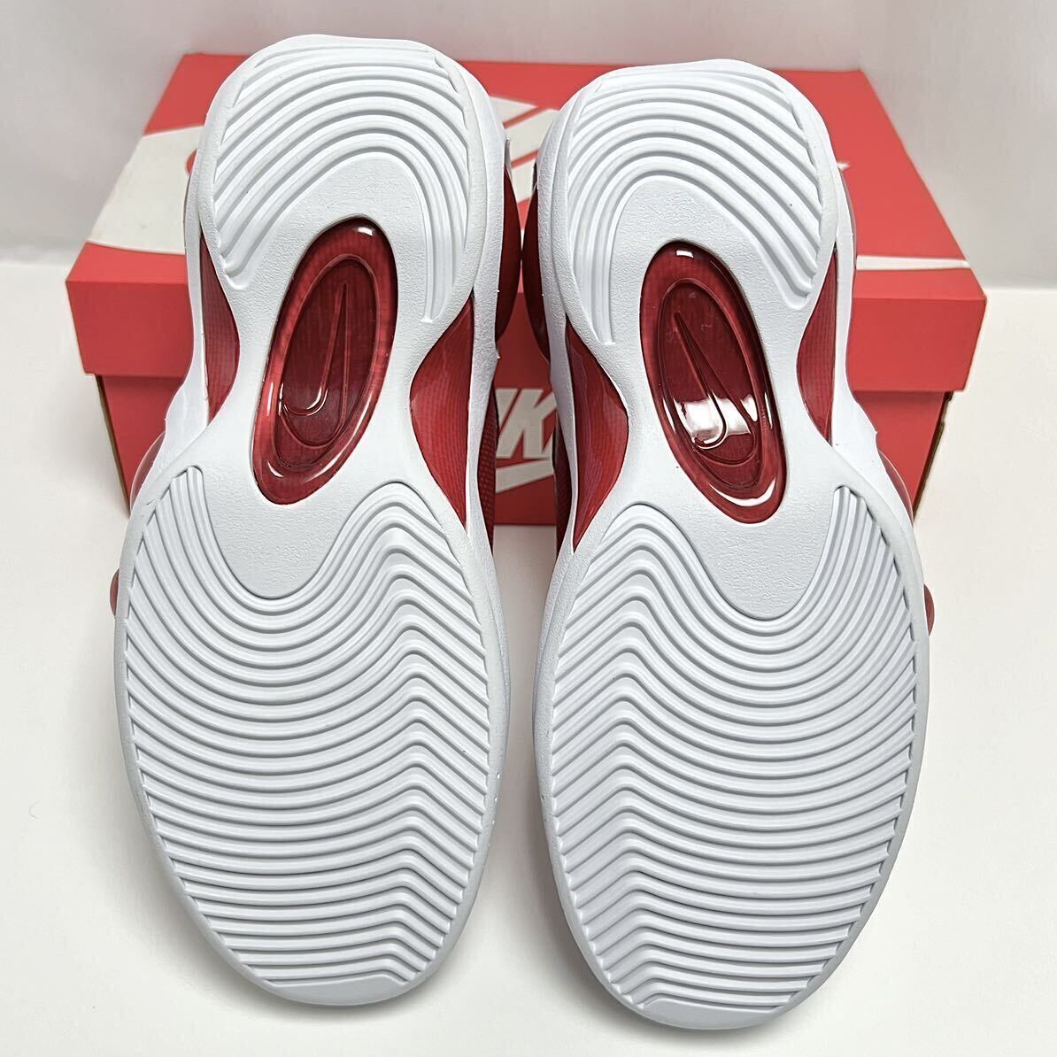 28.5cm 新品 NIKE ナイキ AIR ZOOM FLIGHT 95 赤 レッド 赤目玉 エア ズーム フライト FLIGHT95 スニーカー ズームフライト フライト95_画像8