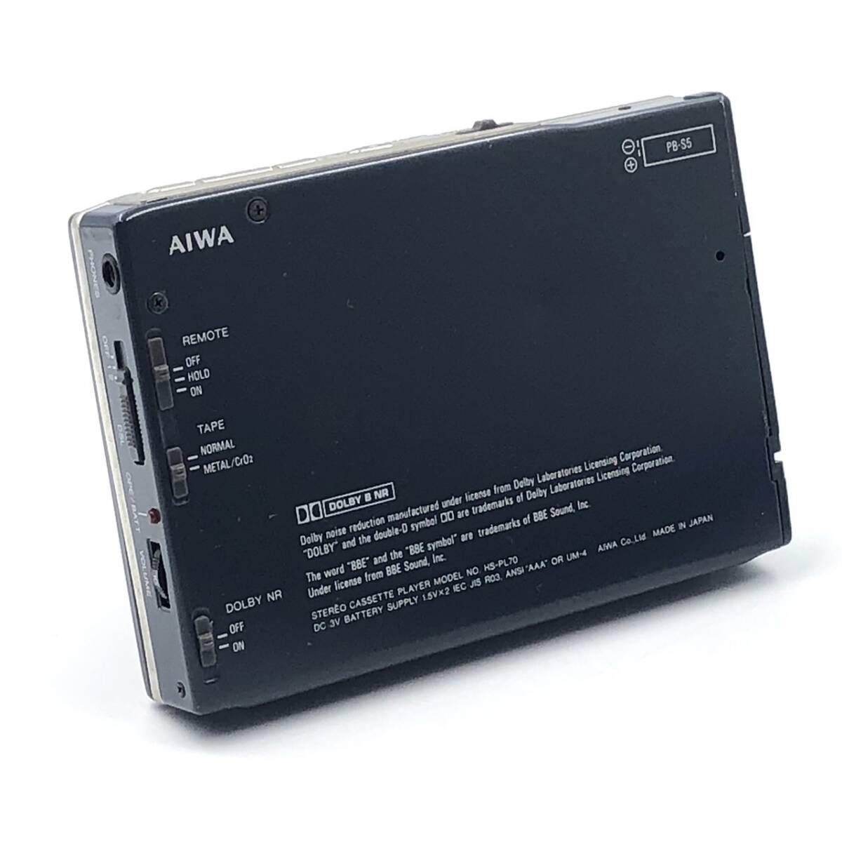 AIWA カセットプレーヤー HS-PL70 ジャンク品 ジャンク AIWA HS-PL70 ポータブルカセットプレーヤー MADE IN JAPAN