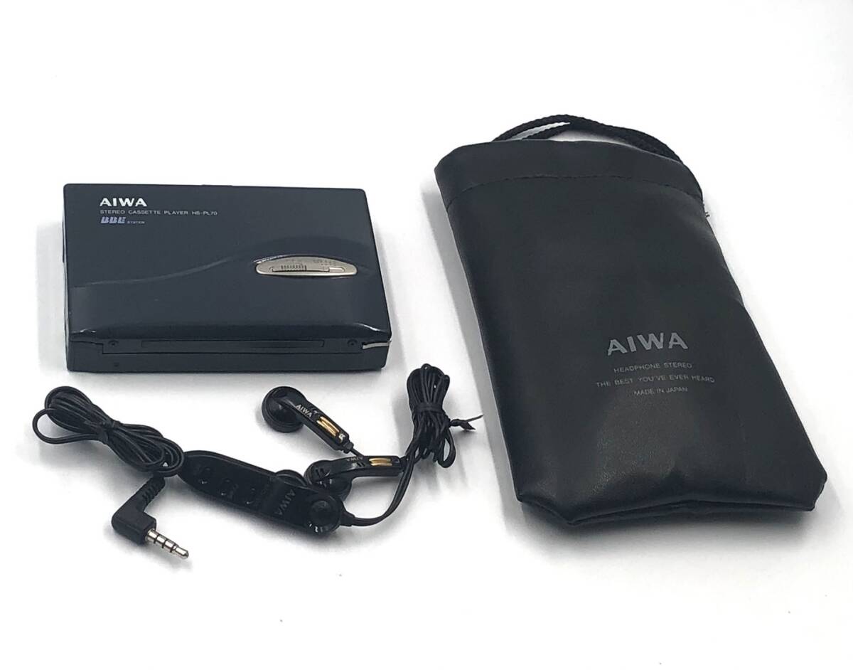 AIWA カセットプレーヤー HS-PL70 ジャンク品 ジャンク AIWA HS-PL70 ポータブルカセットプレーヤー MADE IN JAPAN