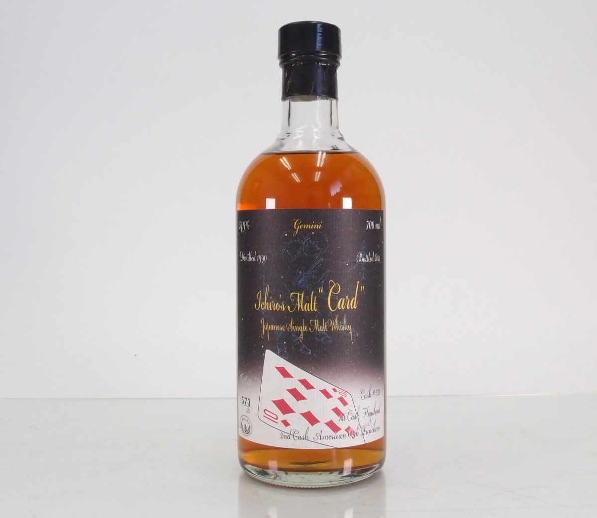 ★希少古酒！　イチローズモルト　カード　テン・オブ・ダイアモンズ (1990-2011) 54.9%700ｍｌ【未開栓品・送料無料】
