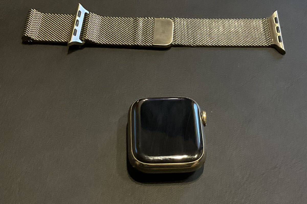 Apple Watch series7 41mm ゴールドステンレスCellular GPSモデル 