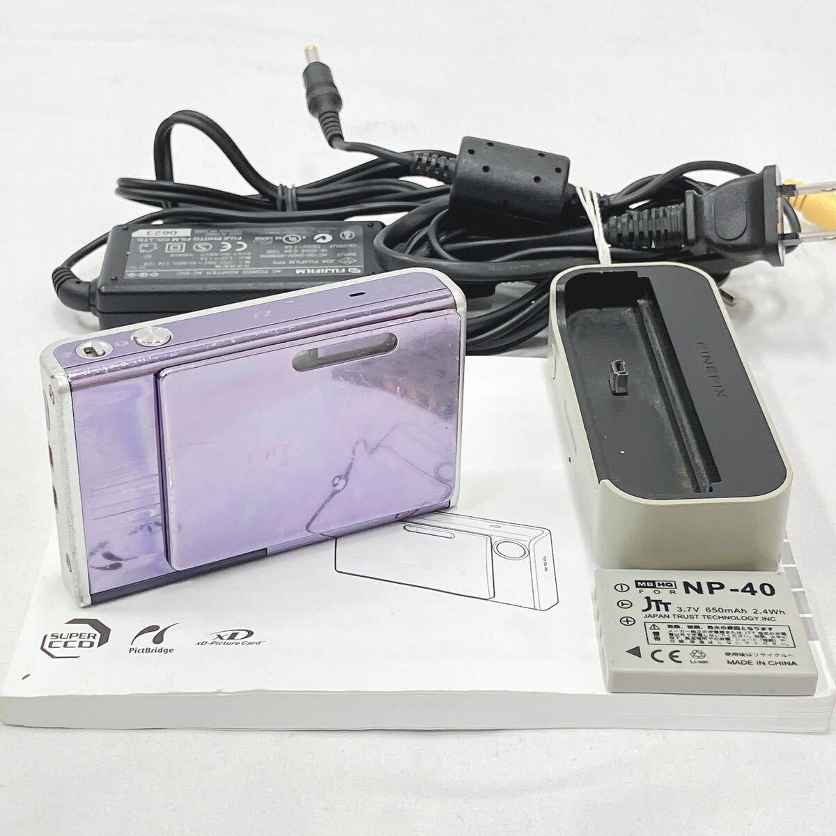 FUJIFILM フジフィルム Fine Pix ファイン ピクス Z3 コンパクトデジタルカメラ　バッテリー　取説　充電器付き　R尼0909