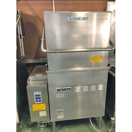 ドアタイプ食器洗浄機 日本洗浄機 SD113GSA 都市ガス 業務用 中古/送料別途見積