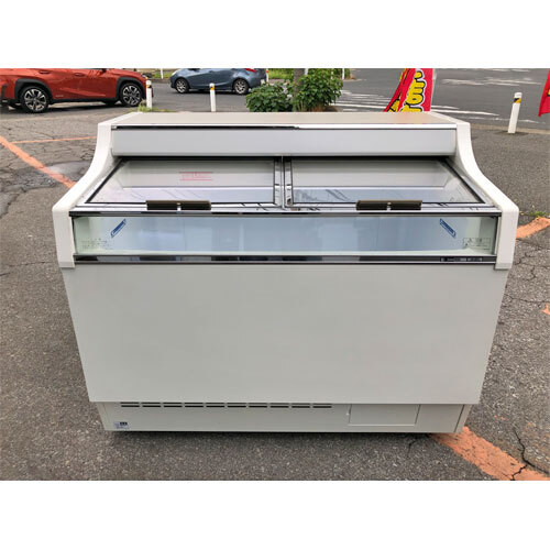 [ промышленные круги самый длинный 1 год гарантия ] рефрижератор витрина Sanden *li tail система GSR-1050X для бизнеса б/у / доставка отдельно . предварительный расчет 