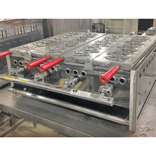 【業(yè)界最長1年保証】たい焼き器 蜜元研究所 都市ガス 業(yè)務用 中古/送料別途見積