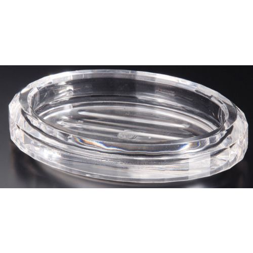 アクリル切立小判石鹸入れクリアーS-9862/業務用/新品/小物送料対象商品