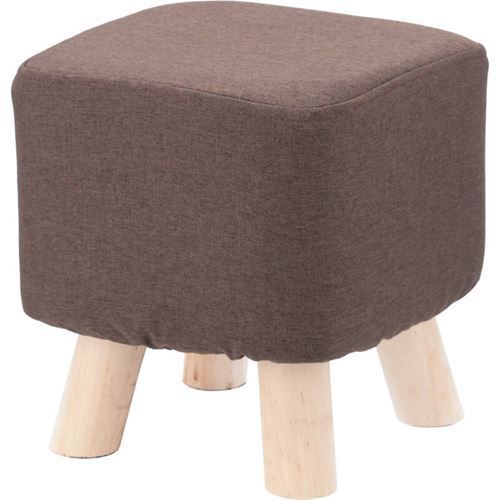 ミニファブリックスツール スクエア ブラウン /業務用/新品/送料別