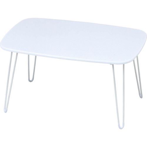 ドット柄ローテーブル WH /業務用/新品/送料別