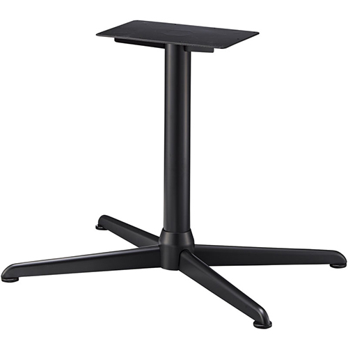 プロシード（丸二金属） テーブル脚 TABLE LEG Xベース ET609-A ポールφ76 受座角400×250(mm) 業務用 送料無料