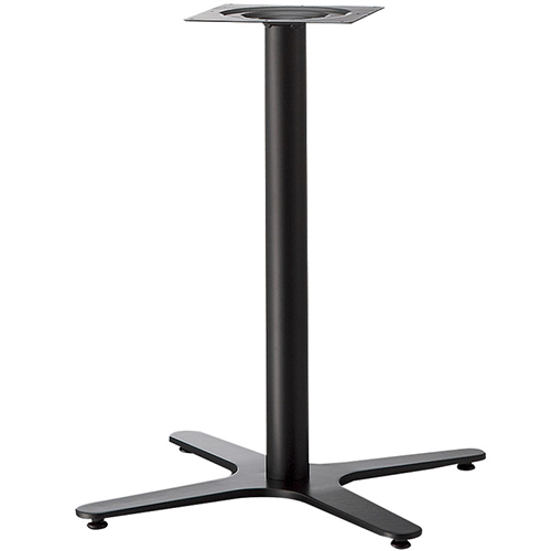 プロシード（丸二金属） テーブル脚 TABLE LEG 十字ベース FT725-E ポールφ76 受座角240 (mm) 業務用 送料無料