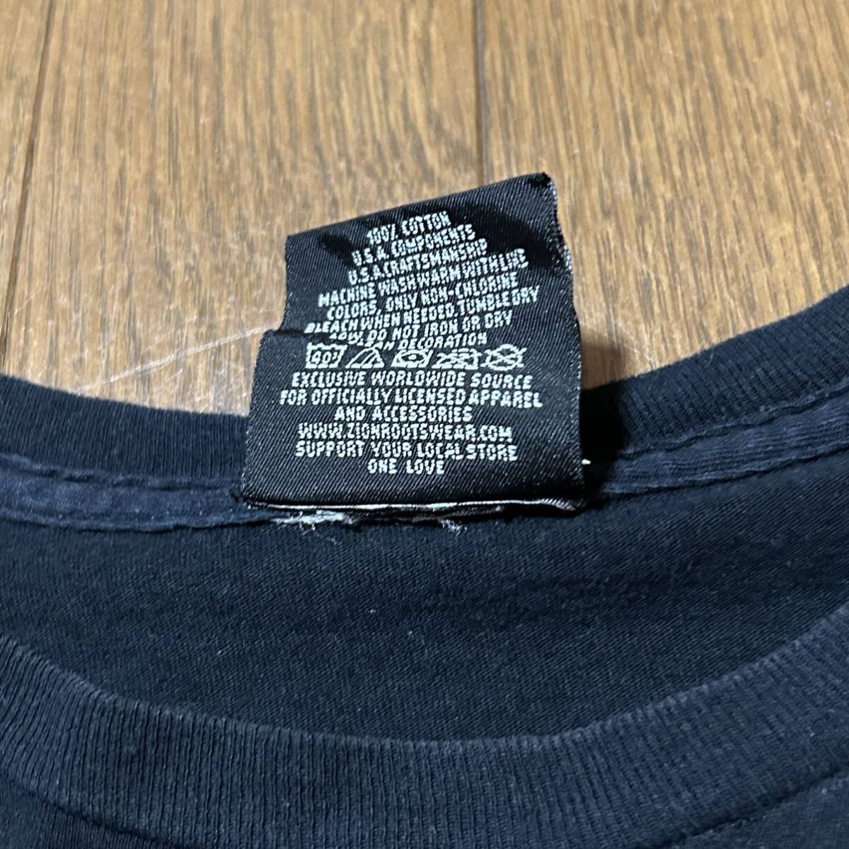 Mサイズ ジギー・マーリー Ziggy Marley 古着半袖Tシャツ 黒 Mサイズ ジギー・マーリー Ziggy Marley 古着半袖Tシャツ 黒