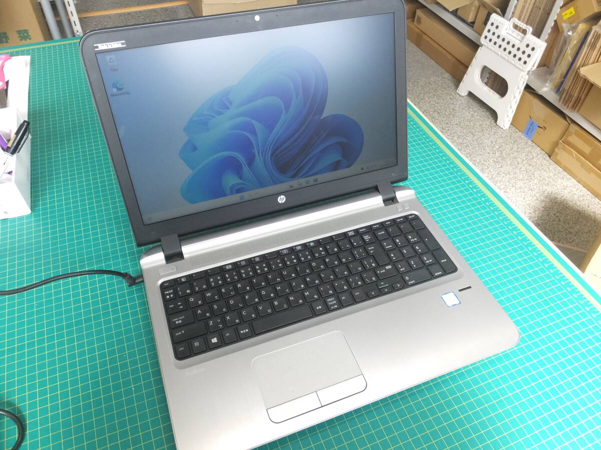 HP ProBook 450G3 core i3-6100U 8GB SSD512GB DVD 11Pro　④