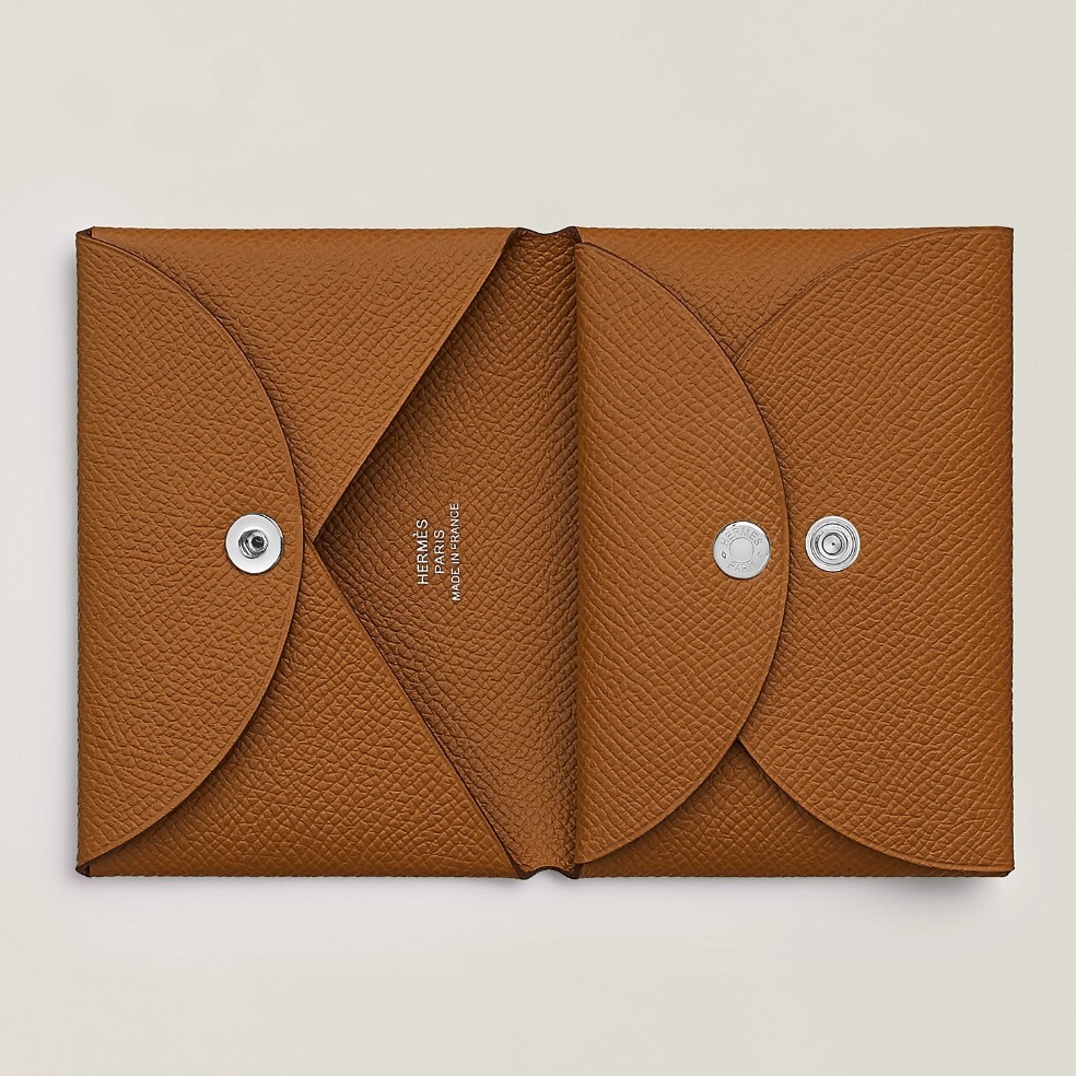 新品 HERMES CALVI DUO ゴールド エルメス カルヴィ デュオ 財布 新品 HERMES CALVI DUO ゴールド エルメス カルヴィ デュオ 財布