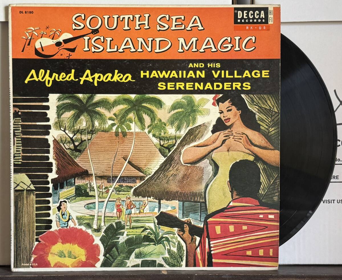 Hapa Haole Hawaii LP Alfred Apaka And His Hawaiian Village Serenaders/South Sea Island Magic　ハワイレコード
