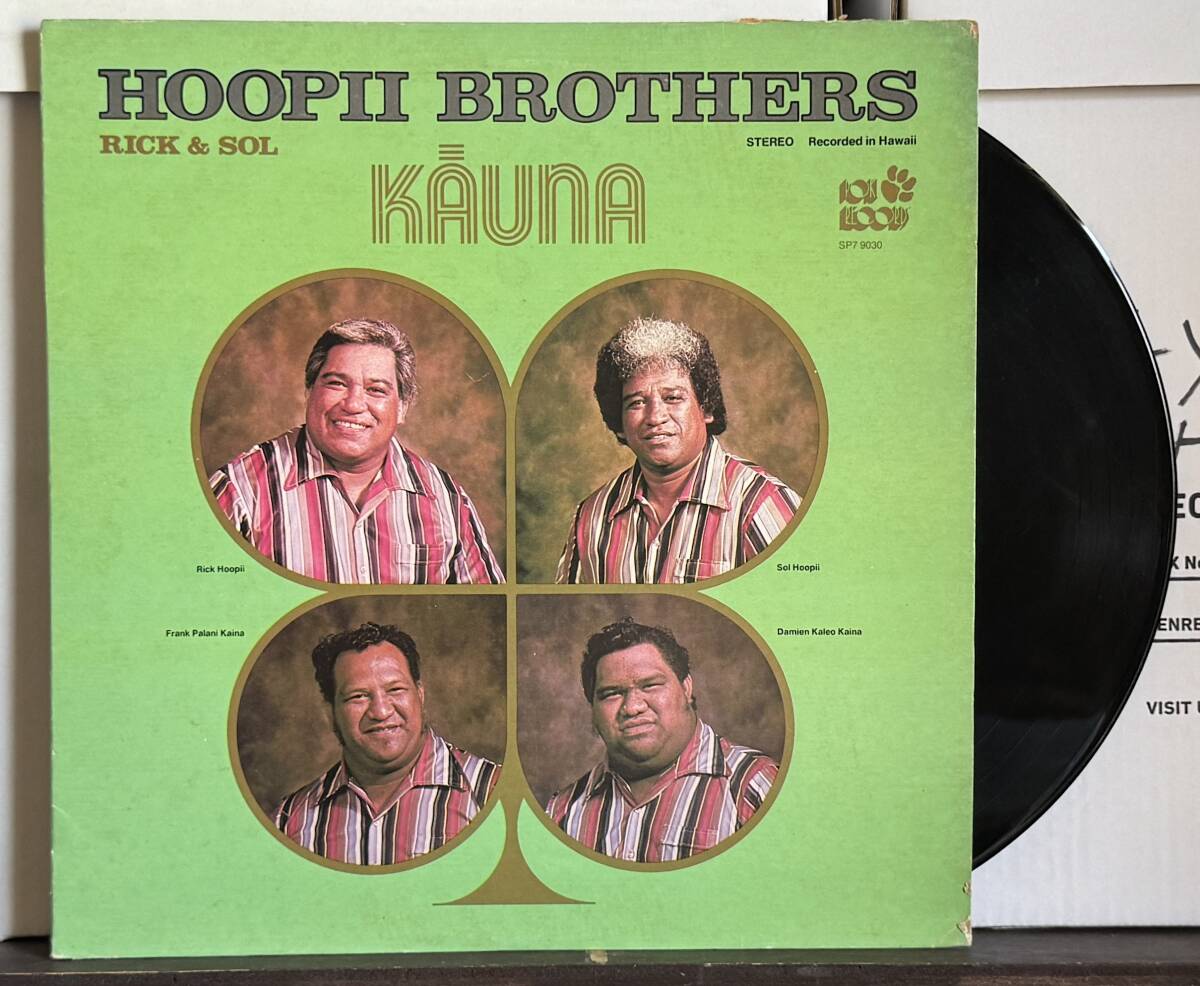 `Ukulele / Kiho`alu / Slack Key Guitar Hawaii LP Ho`opi` i Brothers/Kauna　ハワイレコード
