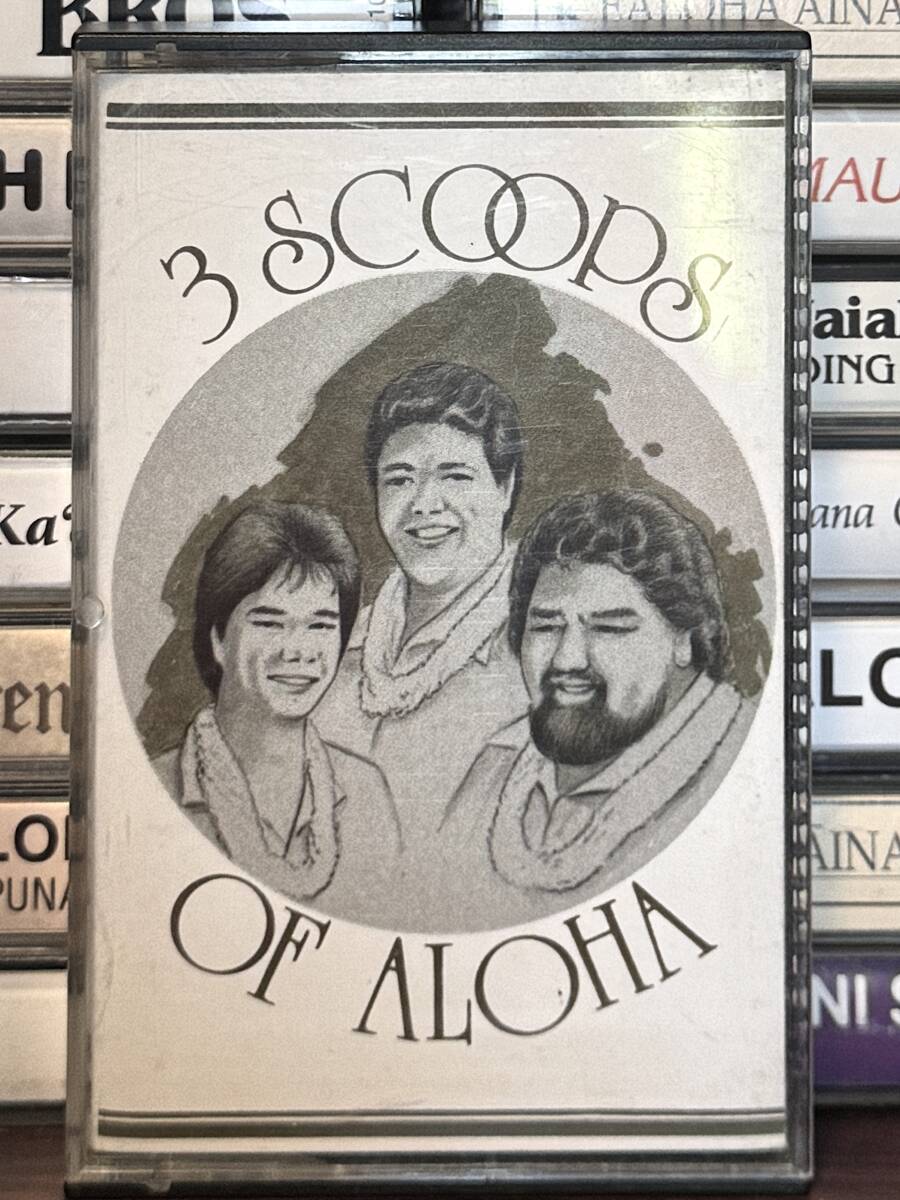 AOR Mellow Hawaii 　3 Scoops Of Aloha　コンテンポラリーハワイ　カセットテープ