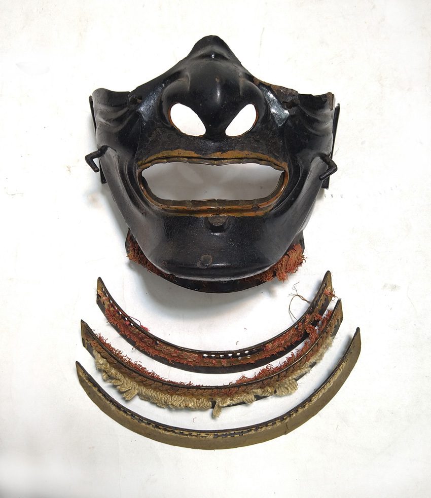Yahoo!オークション - 面頬 うぶ品 ＊兜鎧甲冑武士