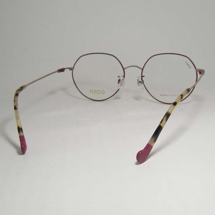 GOSH ゴッシュ レディース 眼鏡 メガネ フレーム GO2045-3-52 度付可 マットレッド_画像4